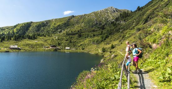 Der Falkertsee, perfekter Ausgangspunkt für Touren