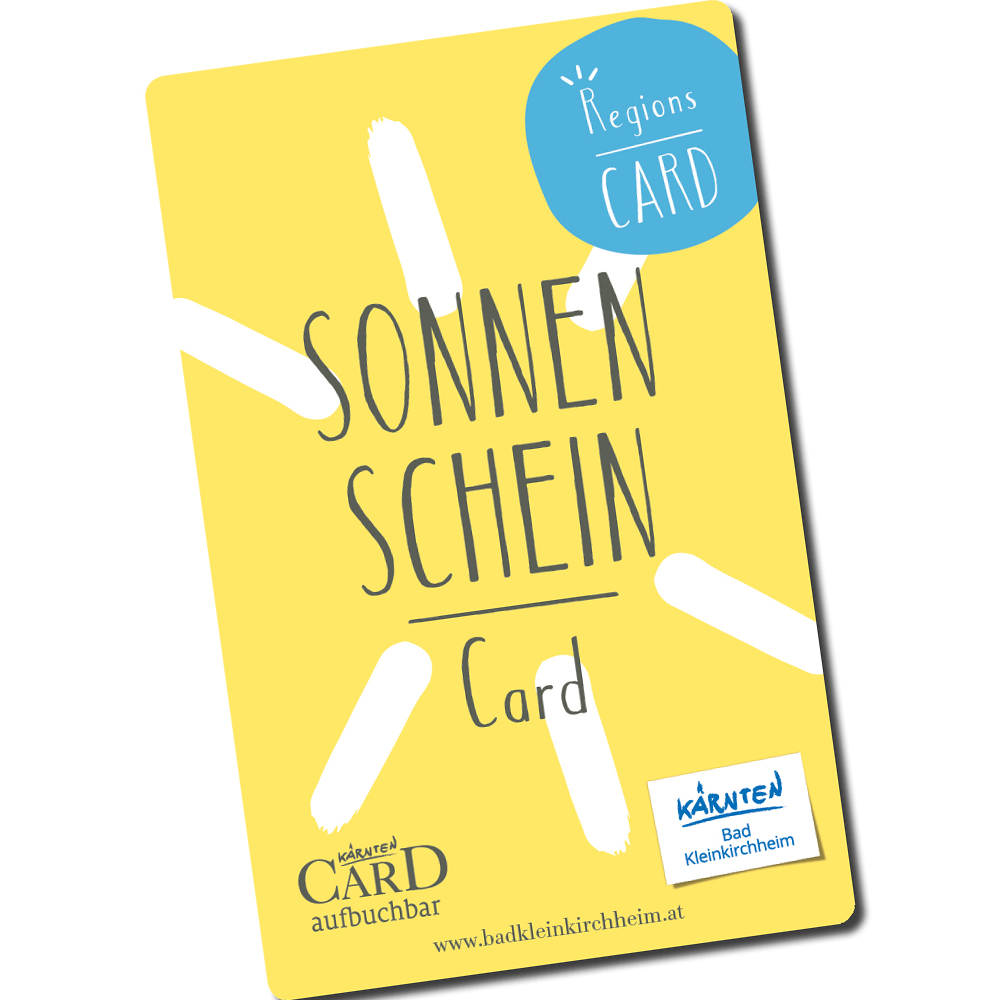 Sonnenscheincard quadrat mit weiß