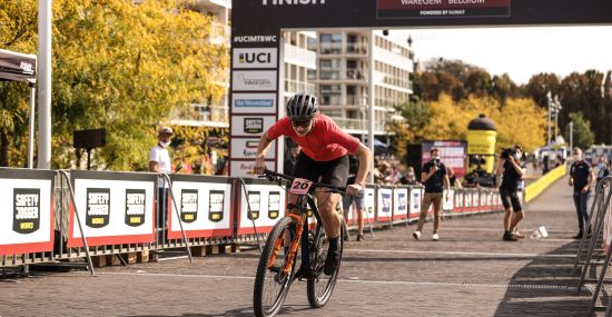 Marion Fromberger beim Weltcup in Waregem
