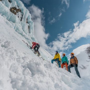 Eisklettern im Montafon