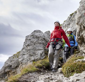 Zurück ins Oberstdorfer Tal nach dem Bezwingen des Nebelhorns