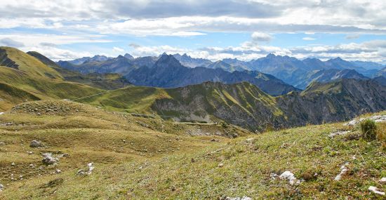 Alpen-Panorama im Allgäu