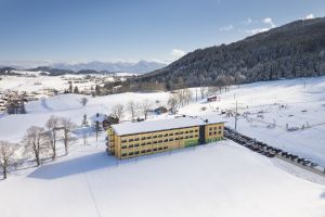Direkt beim Explorer Hotel Neuschwanstein befindet sich die Nesselwanger Alpspitzbahn. Das Explorer Hotel Neuschwanstein im Winter