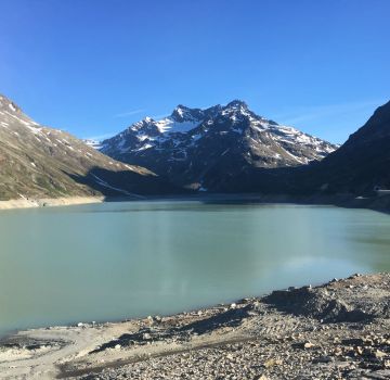 Der Silvretta Stausee auf der Bielerhöhe im Montafon
