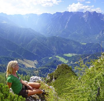 Ausblick von der Hutterer Höss in Hinterstoder