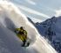 Wer traut sich? Dieser Freerider bei Obergurgl-Hochgurgl im Ötztal wagt sich einen besonders Steilen Berghang hinab. Doch er wird belohnt mit einer Abfahrt bei bestem Wetter und feinstem Pulverschnee. Spektakulärer Freeride bei Obergurgl-Hochgurgl im Ötztal