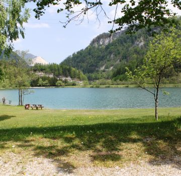 Relaxen vor toller Bergkulisse am Elisabethsee