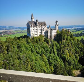 Schloss Neuschwanstein von der Marienbrücke aus