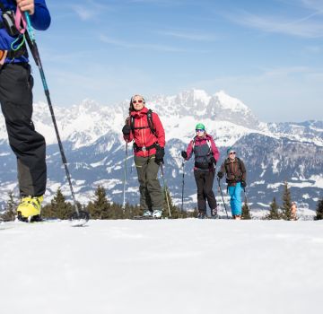 Auf einer Skitour gibt es viel zu entdecken