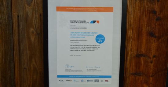 Deutscher Preis für Tourismusentwicklung 2013
