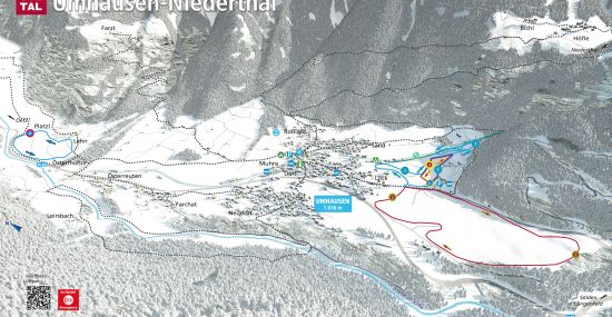 Langlaufkarte Umhausen