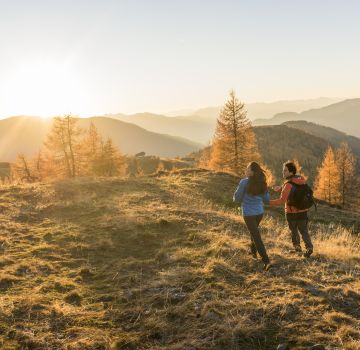Der Sonne entgegen wandern