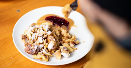 Leckerer Kaiserschmarrn auf der Hütte
