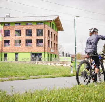 Gali vom Mountainbike Racingteam zu Gast im Explorer Hotel Kitzbühel