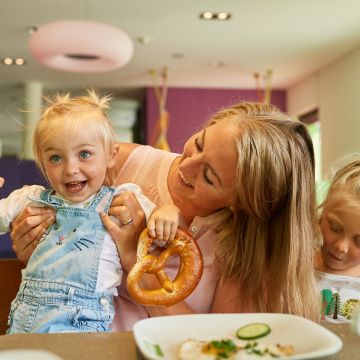 Mit einer Brezel in den Tag starten