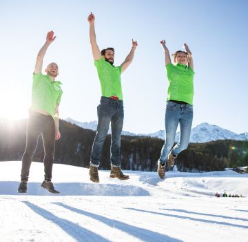 Top motiviert in den Alpen