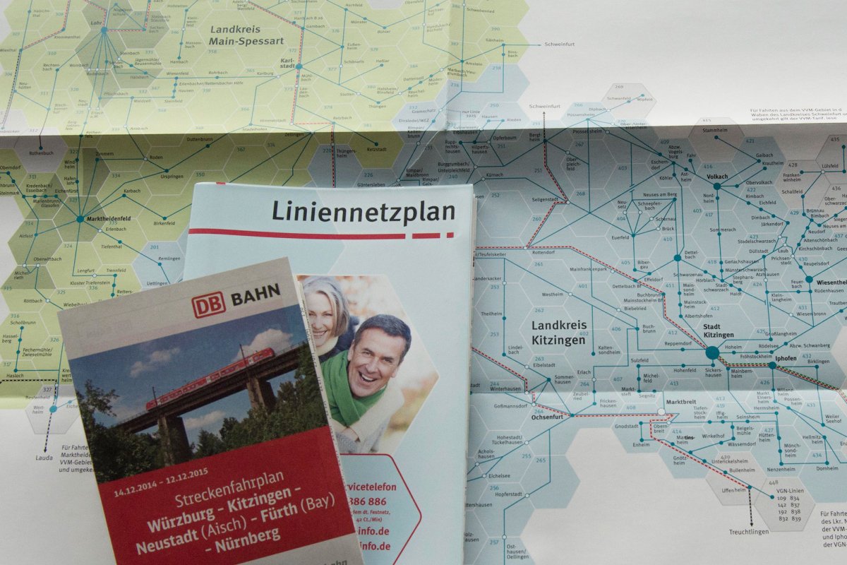 Bus & Bahn - Verbindungen in und um Iphofen