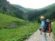 1. Tag - Blick vom Bärgunt-Tal auf den Hochalp-Pass