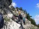 Einstieg zum Salewa-Klettersteig am Oberjoch