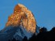 6. Tag - Alpenglühen am Matterhorn am frühen Morgen