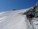 5. Tag - Der Abstieg ins Skigebiet von Sölden führt immer wieder über Schneefelder