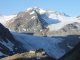 5. Tag - Blick zurück zur Braunschweiger Hütte und zur Wildspitze beim Aufstieg übers Pitztaler Jöchl (2.998 m)