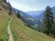 5. Tag - Fußweg hoch über dem Schnalstal mit Blick auf Katharinaberg