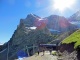 3. Tag - Am steilen, gewaltigen Wandfuß entlang wandern wir zur Station Eigergletscher der Jungfraujochbahn (2.320 m)
