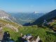 Blick auf Riezlern im Kleinen Walsertal und den Hohen Ifen vor unserem letzten Abstieg