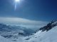 2. Tag - Wir erkunden die berühmten Abfahrten am Arlberg, Madloch, Stierfall, Valluga und Albona, im Hintergrund die Vallugabah