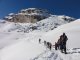 3. Tag - Abwechslungsreiches Schneeschuhgelände beim Aufstieg durch das Vallon Bianco