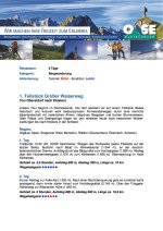 Information 1. Teilstück Großer Walserweg
