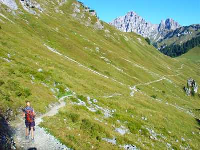 Einfache Bergwege