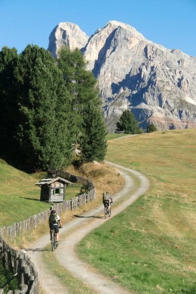 Mountainbiken in den Dolomiten