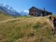 Tour du Mont Blanc 7. Tag - Am Col de Balme kehren wir noch einmal ein und genießen den herrlichen Blick auf den Mont Blanc