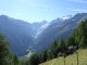 Tour du Mont Blanc 7. Tag - Blick vom Col de Balme zurück zum Fenêtre d'Arpette