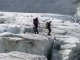 3. Tag - Auch beim Abstieg geht es immer wieder über Gletscherspalten2