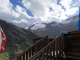 1. Tag - Blick von der Terrasse auf die Firmisanschneid (3.490 m)