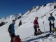 Skitourenkurs Allgäuer Alpen-Abfellen und Start für die Abfahrt