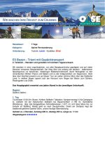 C03 Bozen - Trient mit Gepäcktransport